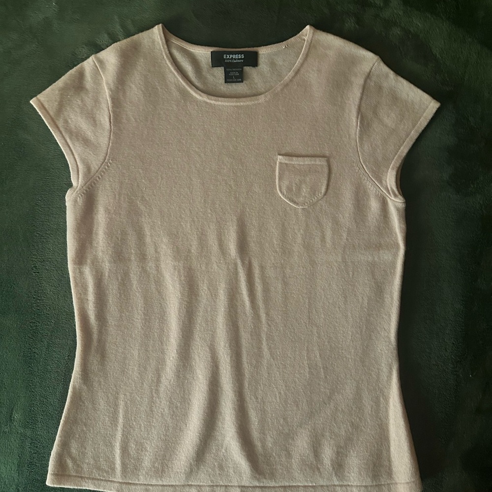 Express Tan Cashmere Knitwear